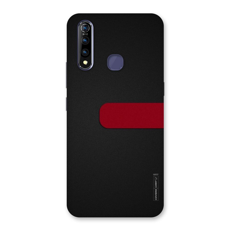 Single Red Stripe Back Case for Vivo Z1 Pro