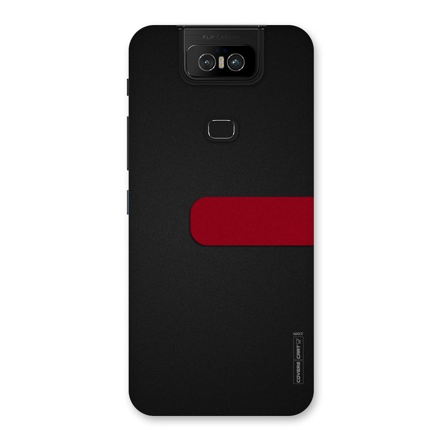 Single Red Stripe Back Case for Zenfone 6z