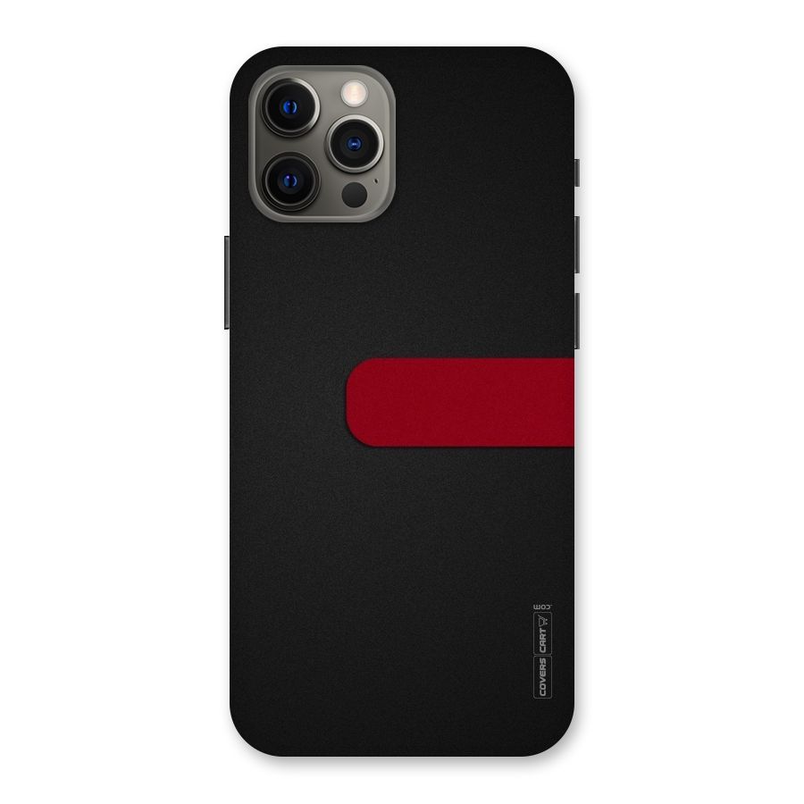 Single Red Stripe Back Case for iPhone 12 Pro Max