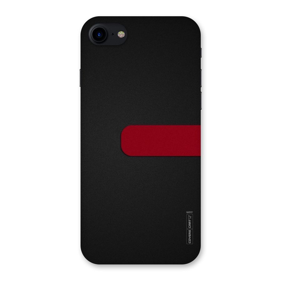 Single Red Stripe Back Case for iPhone SE 2020