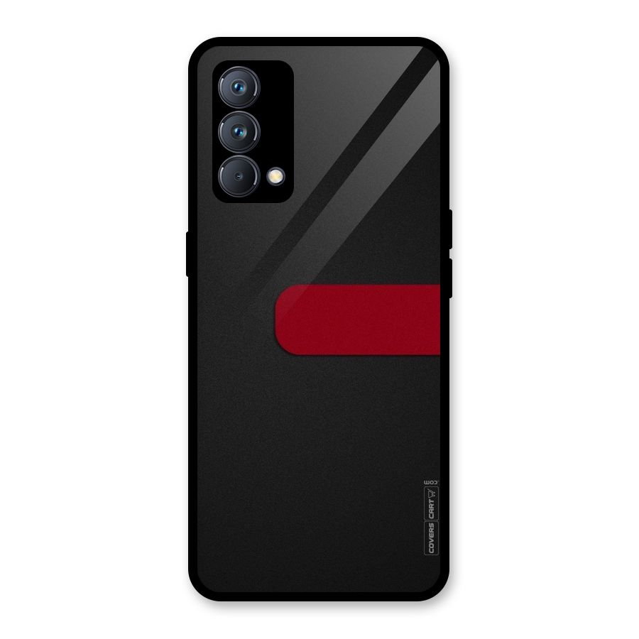 Single Red Stripe Glass Back Case for Realme GT Master Edition