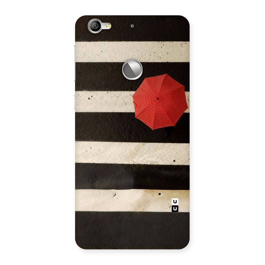 Single Red Umbrella Stripes Back Case for LeTV Le 1s