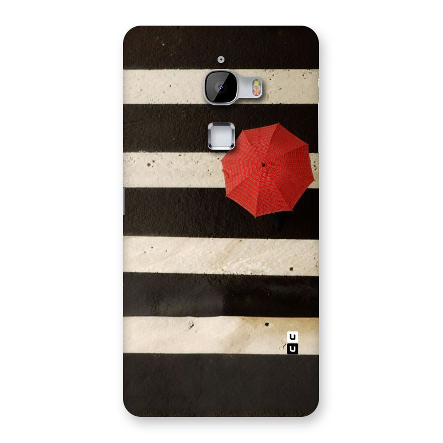 Single Red Umbrella Stripes Back Case for LeTv Le Max
