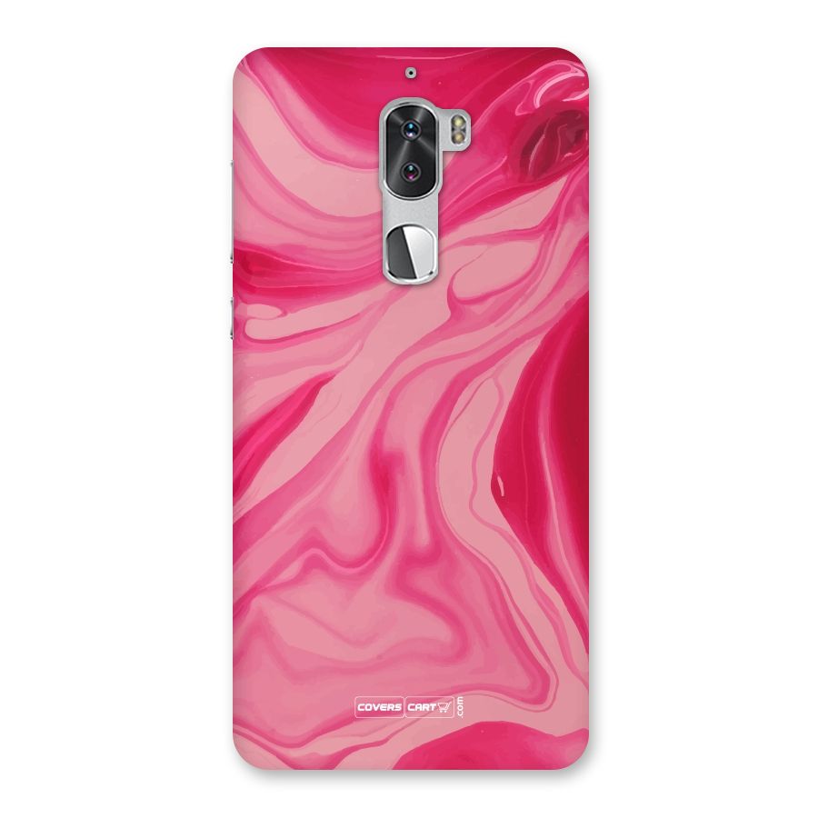 Sizzling Pink Marble Texture Back Case for Coolpad Cool 1