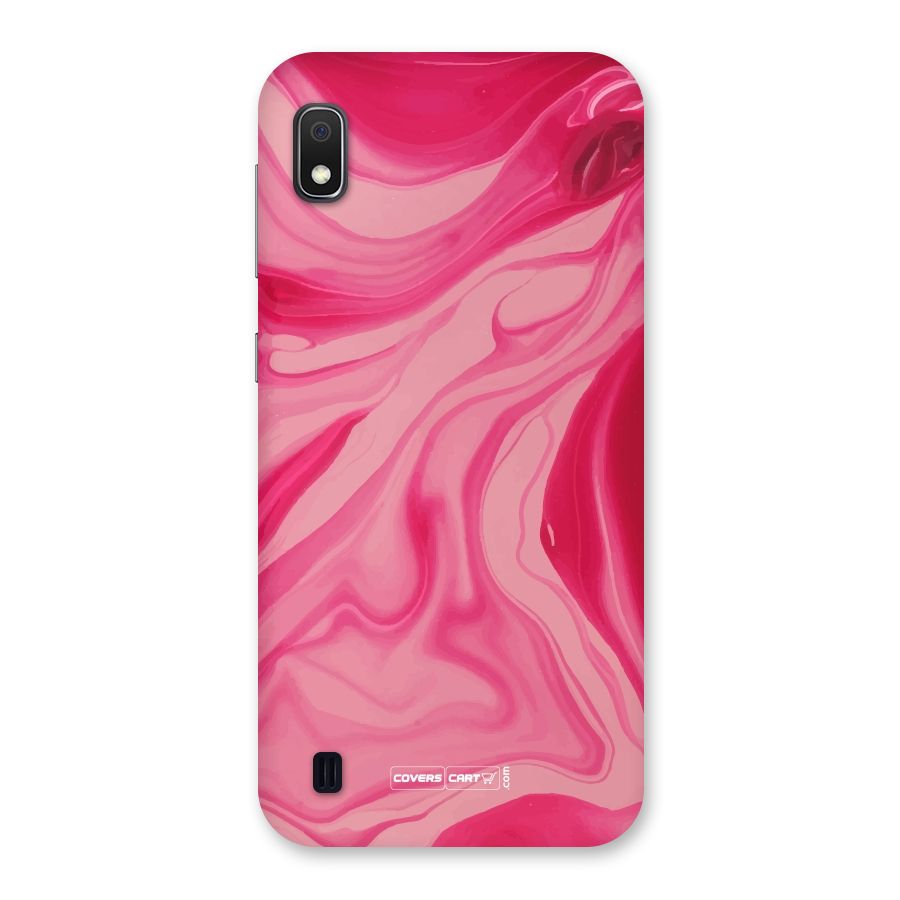 Sizzling Pink Marble Texture Back Case for Galaxy A10