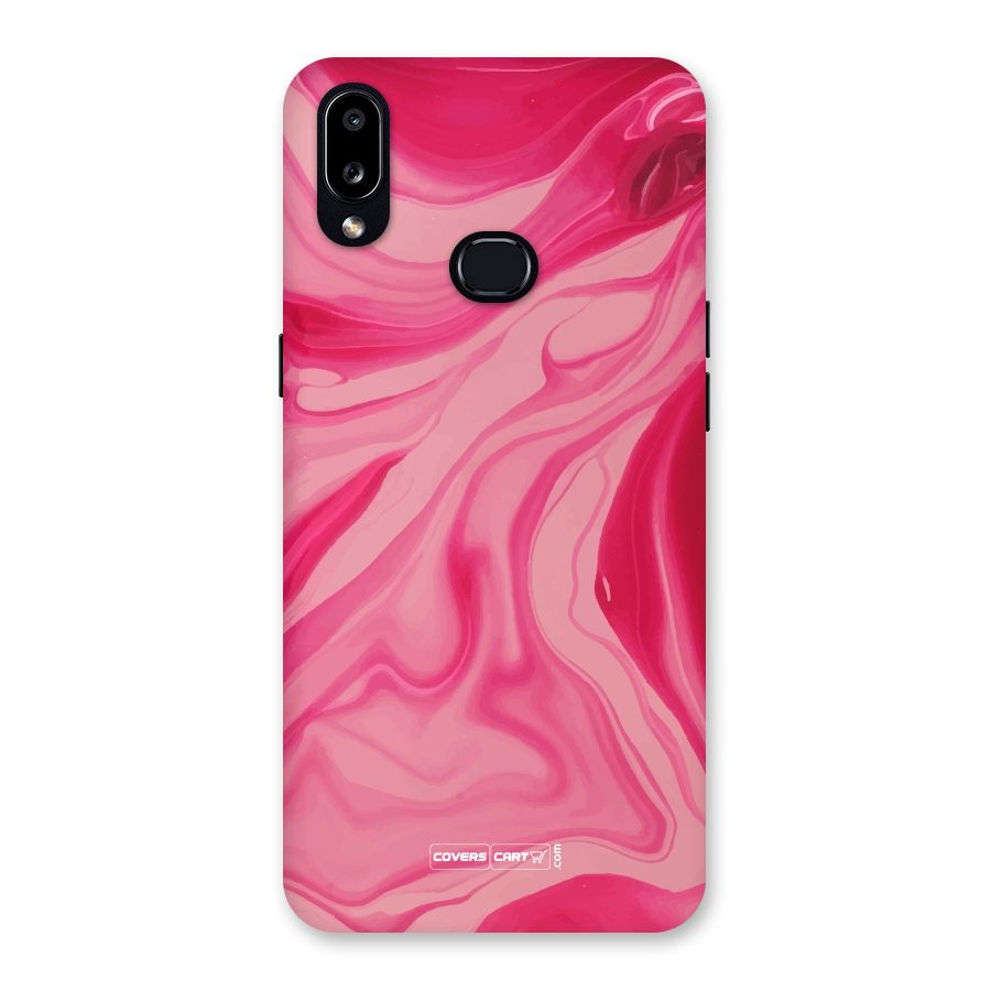Sizzling Pink Marble Texture Back Case for Galaxy A10s