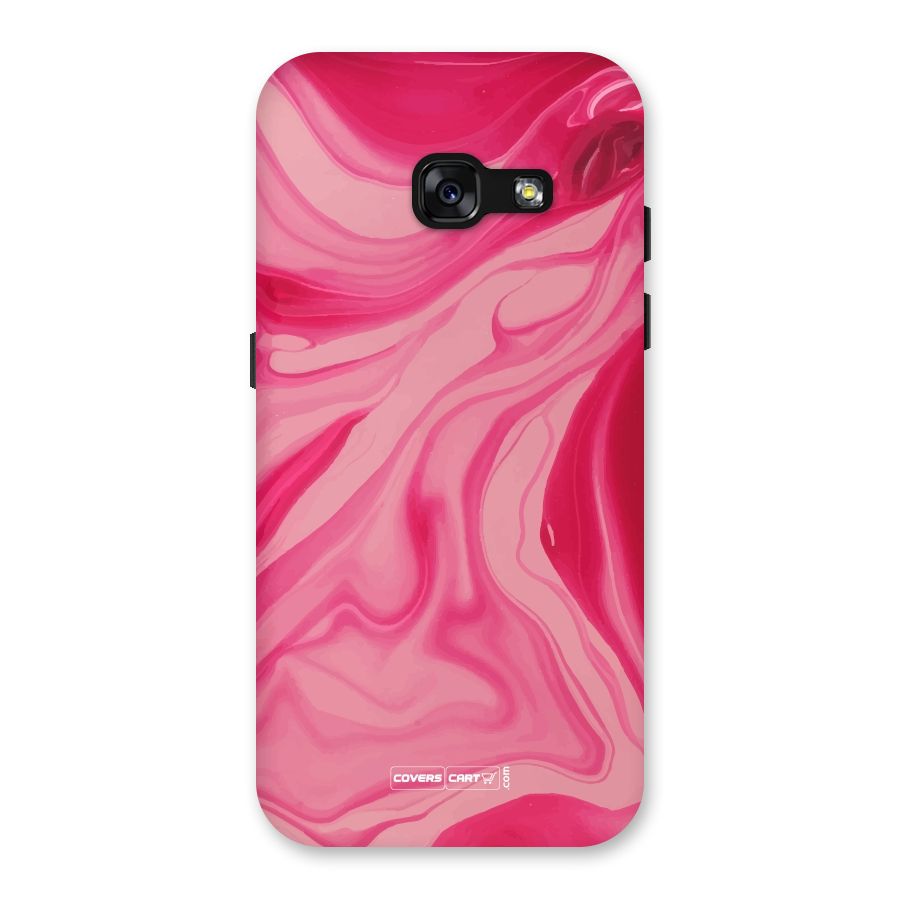 Sizzling Pink Marble Texture Back Case for Galaxy A3 (2017)
