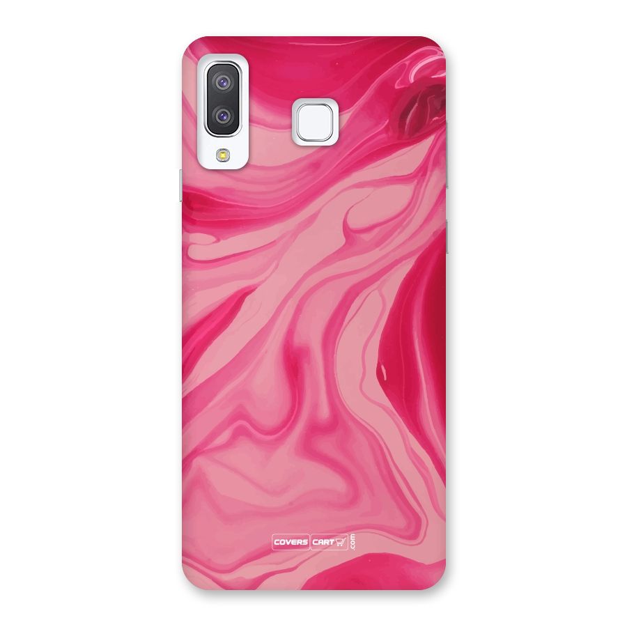 Sizzling Pink Marble Texture Back Case for Galaxy A8 Star