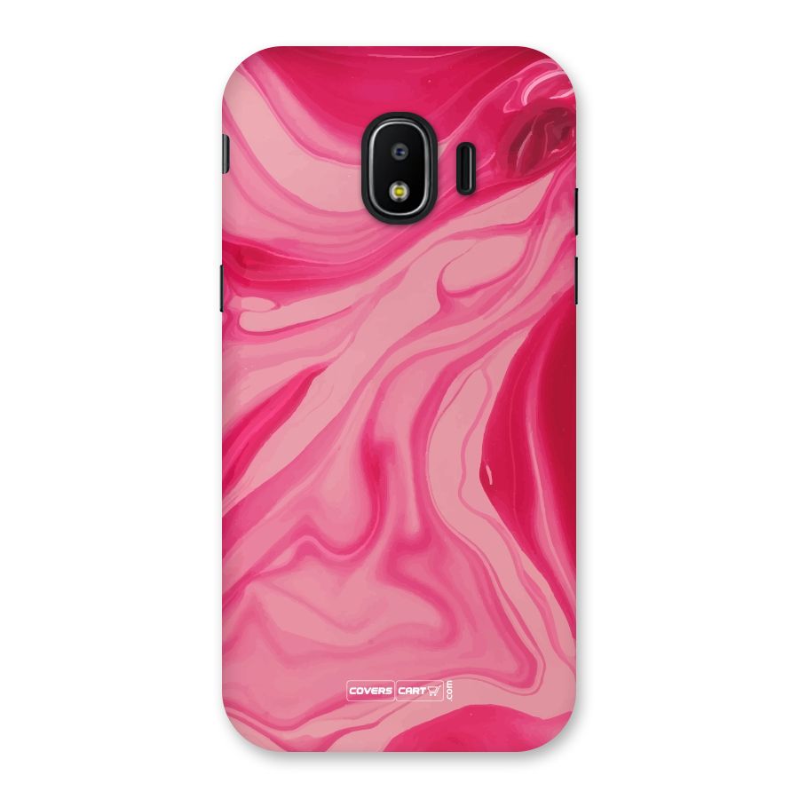 Sizzling Pink Marble Texture Back Case for Galaxy J2 Pro 2018