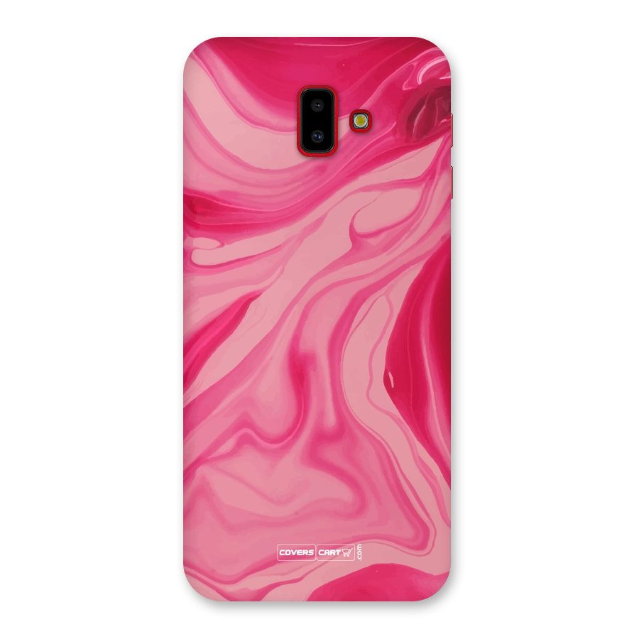 Sizzling Pink Marble Texture Back Case for Galaxy J6 Plus