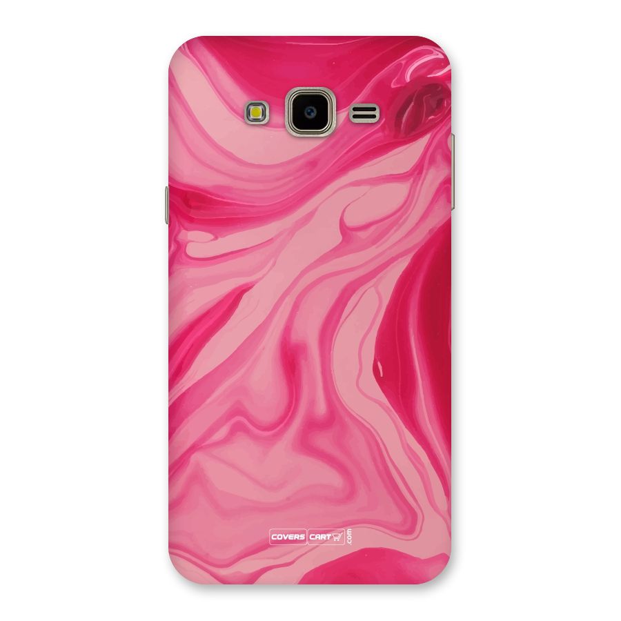 Sizzling Pink Marble Texture Back Case for Galaxy J7 Nxt