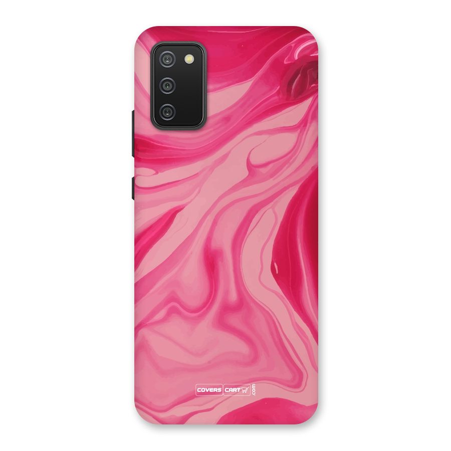 Sizzling Pink Marble Texture Back Case for Galaxy M02s