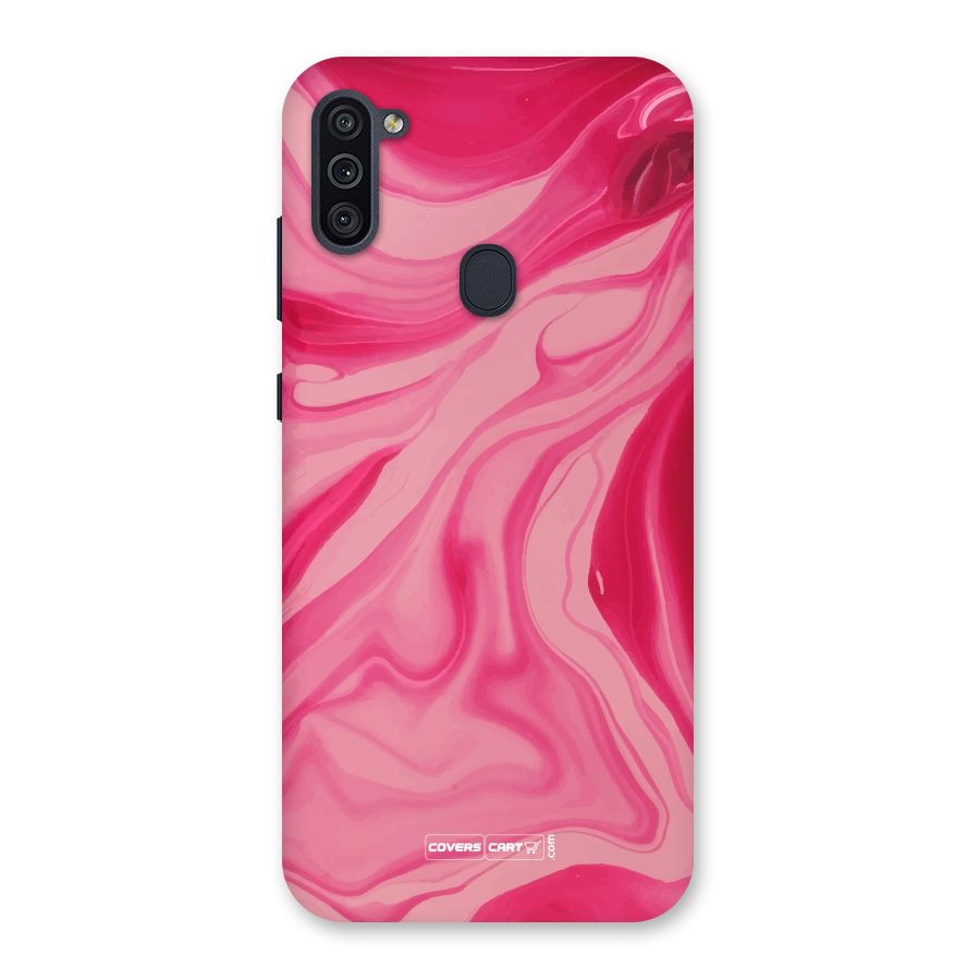 Sizzling Pink Marble Texture Back Case for Galaxy M11