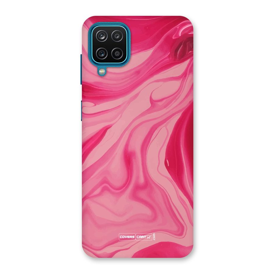 Sizzling Pink Marble Texture Back Case for Galaxy M12