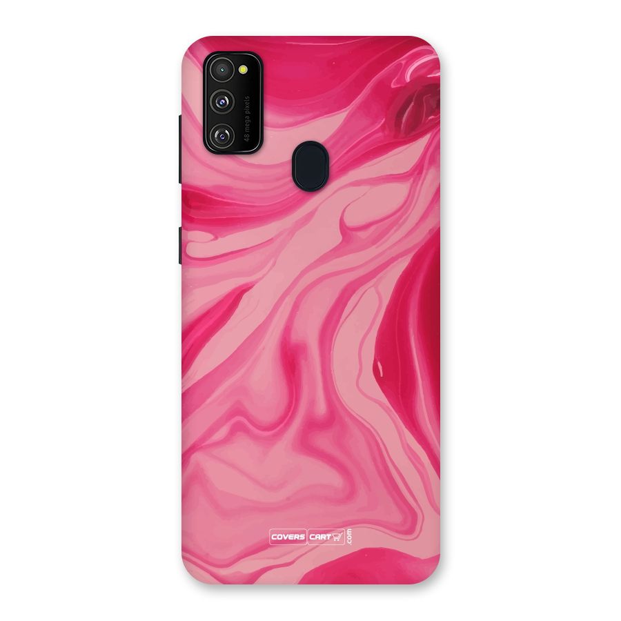 Sizzling Pink Marble Texture Back Case for Galaxy M30s