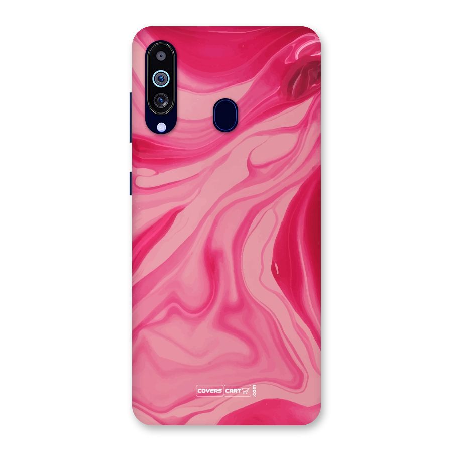 Sizzling Pink Marble Texture Back Case for Galaxy M40