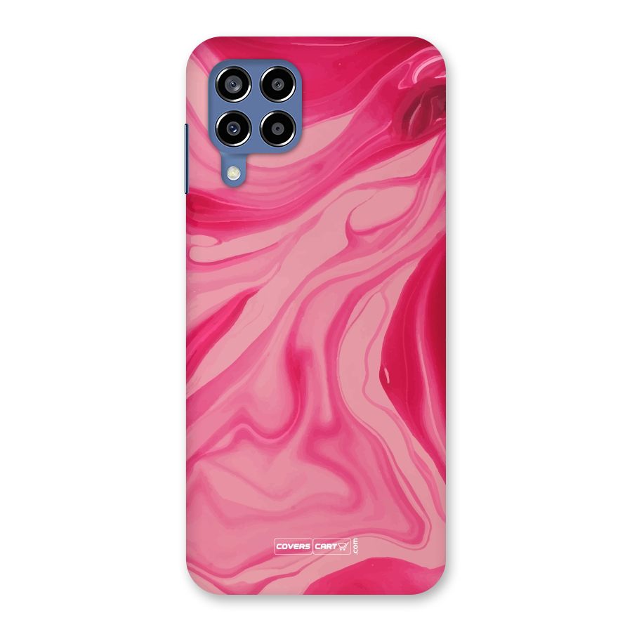 Sizzling Pink Marble Texture Back Case for Galaxy M53 5G