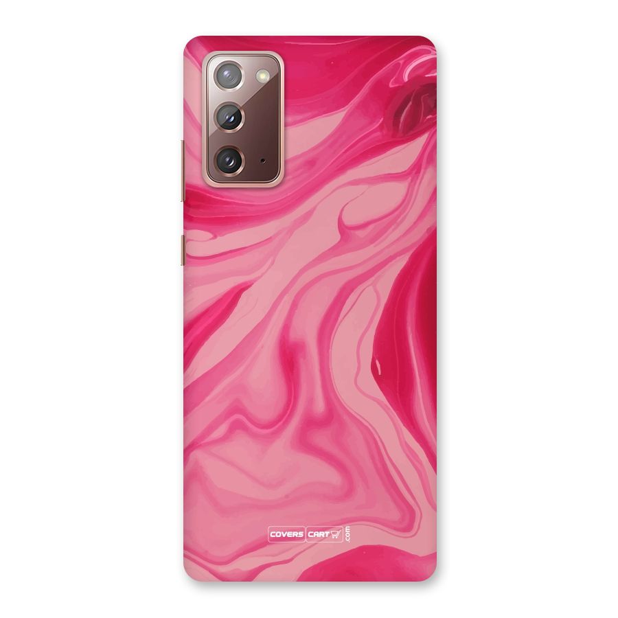 Sizzling Pink Marble Texture Back Case for Galaxy Note 20