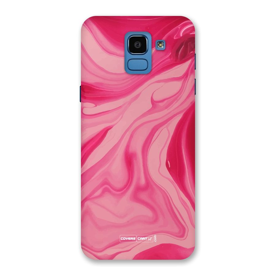 Sizzling Pink Marble Texture Back Case for Galaxy On6