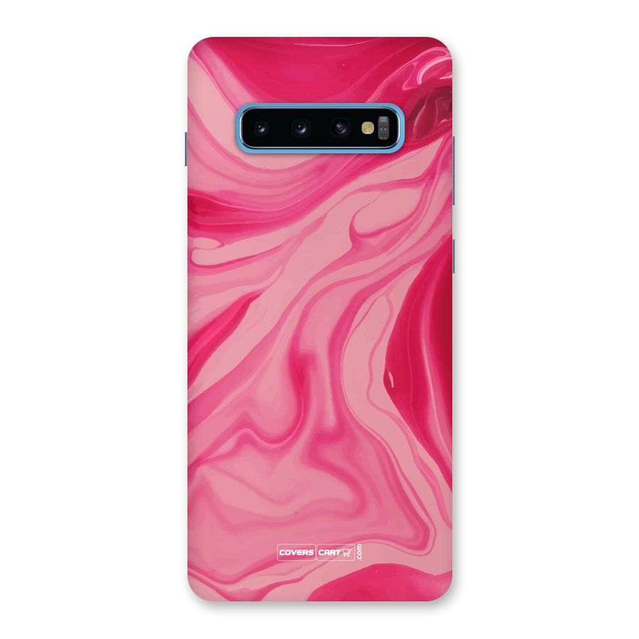 Sizzling Pink Marble Texture Back Case for Galaxy S10 Plus