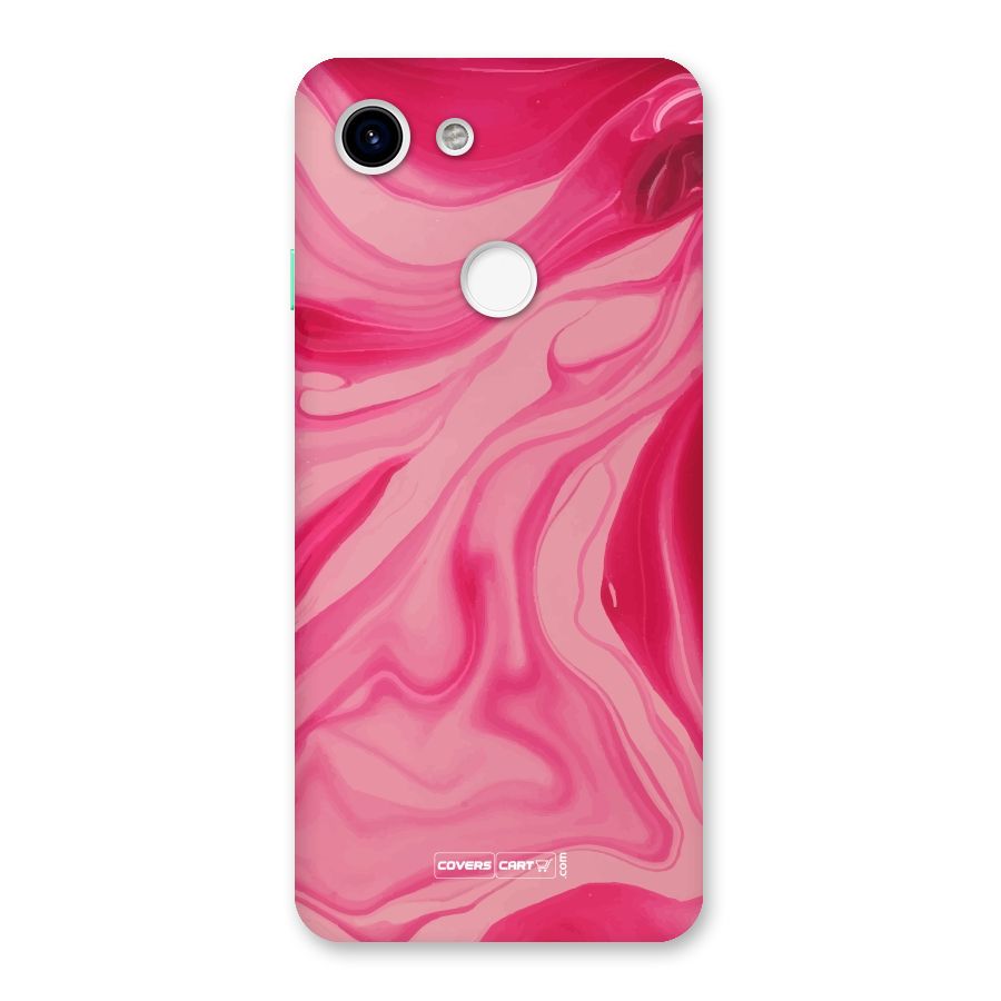 Sizzling Pink Marble Texture Back Case for Google Pixel 3