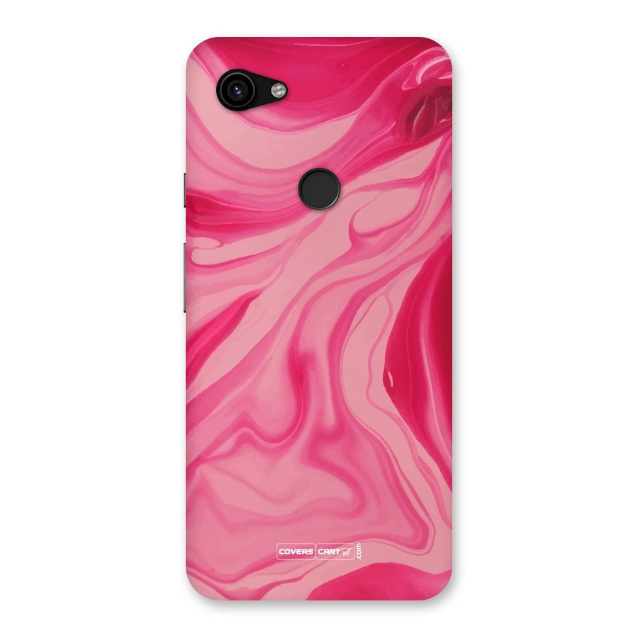 Sizzling Pink Marble Texture Back Case for Google Pixel 3a XL