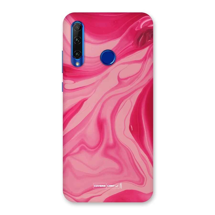 Sizzling Pink Marble Texture Back Case for Honor 20i