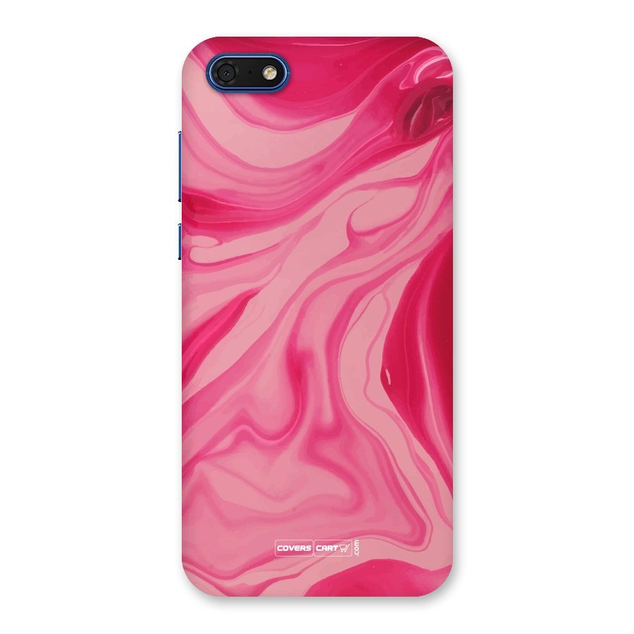Sizzling Pink Marble Texture Back Case for Honor 7s