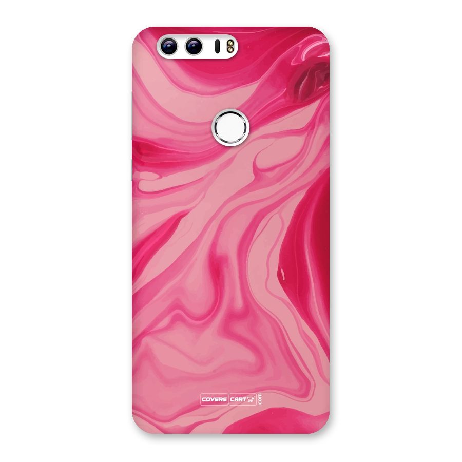 Sizzling Pink Marble Texture Back Case for Honor 8