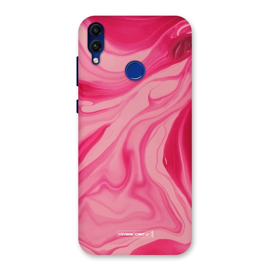 Sizzling Pink Marble Texture Back Case for Honor 8C