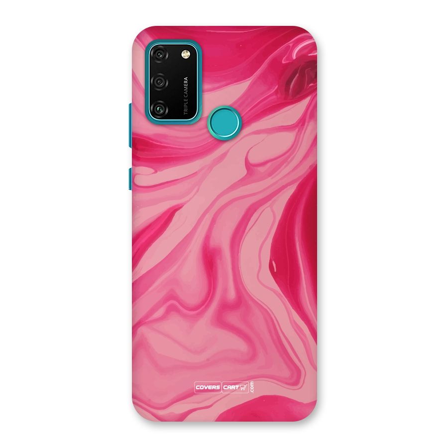 Sizzling Pink Marble Texture Back Case for Honor 9A