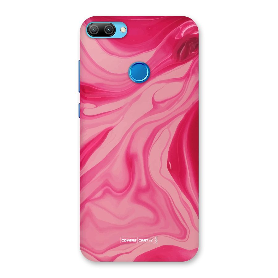 Sizzling Pink Marble Texture Back Case for Honor 9N