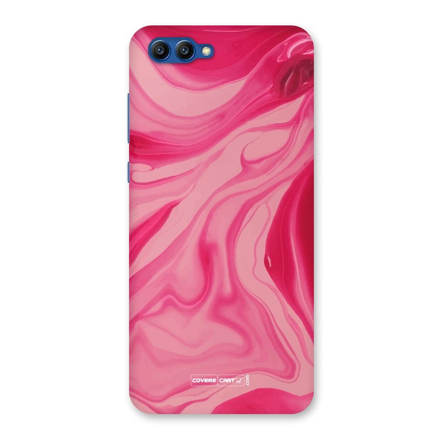 Sizzling Pink Marble Texture Back Case for Honor View 10