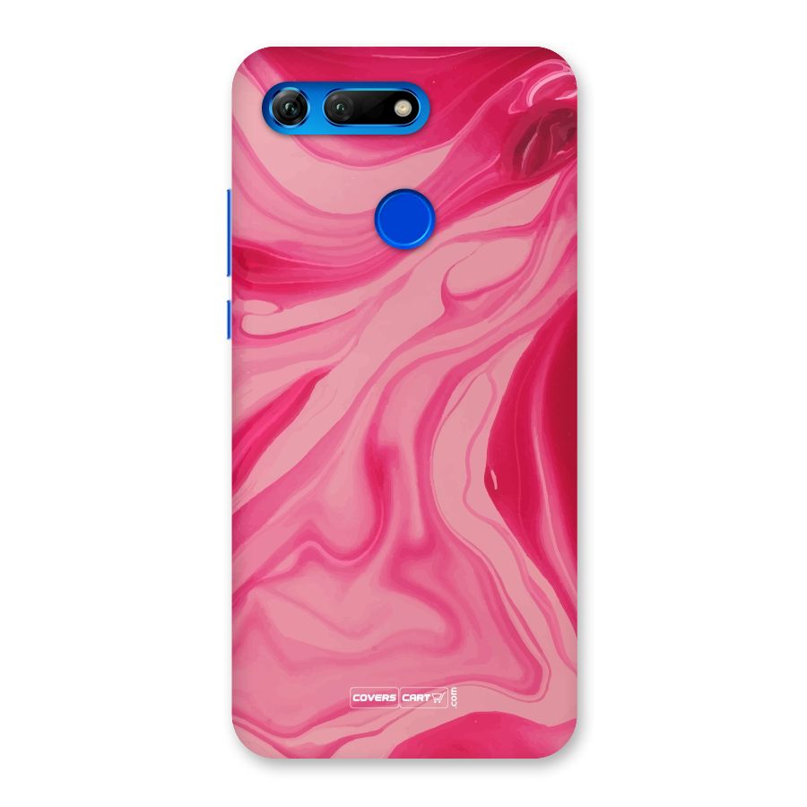Sizzling Pink Marble Texture Back Case for Honor View 20