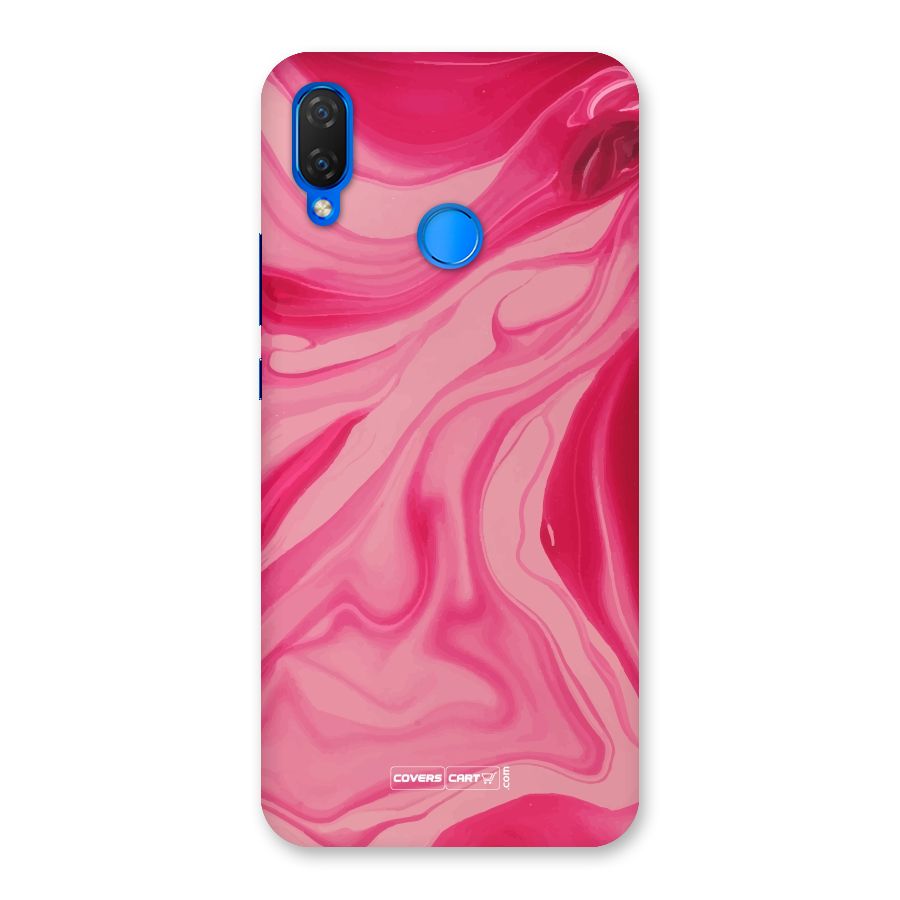 Sizzling Pink Marble Texture Back Case for Huawei P Smart+