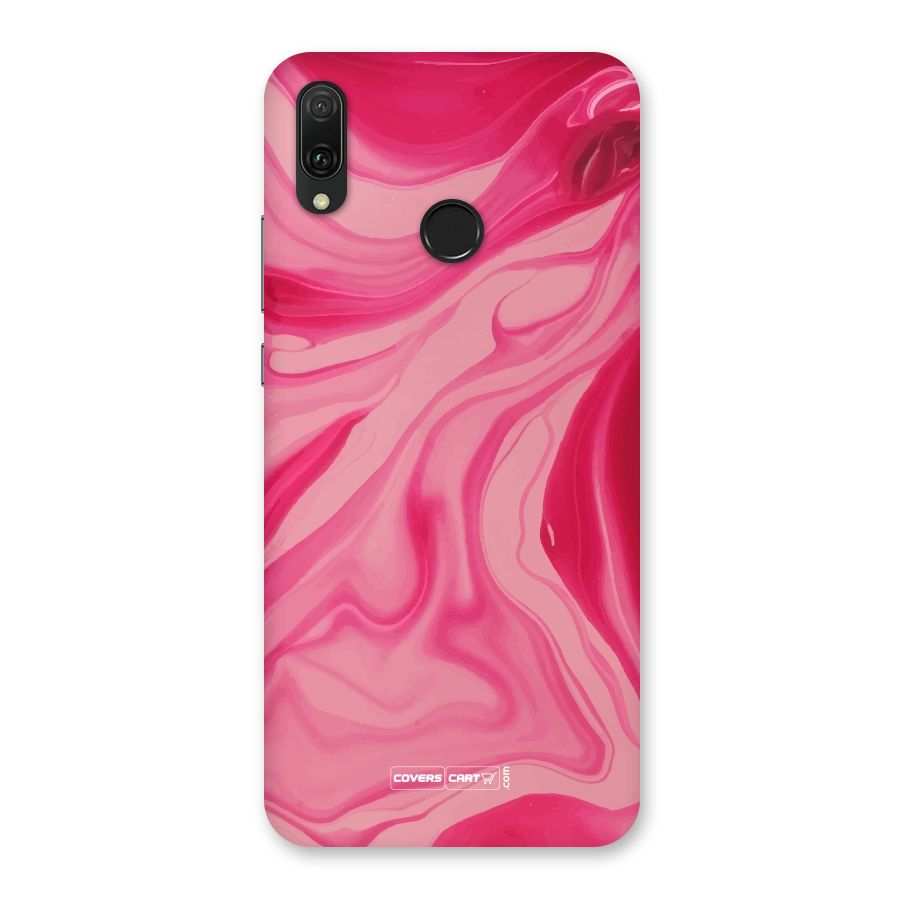 Sizzling Pink Marble Texture Back Case for Huawei Y9 (2019)