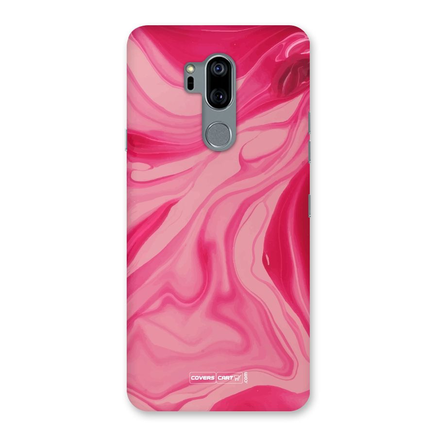 Sizzling Pink Marble Texture Back Case for LG G7