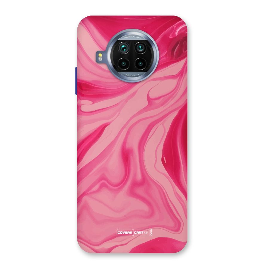 Sizzling Pink Marble Texture Back Case for Mi 10i