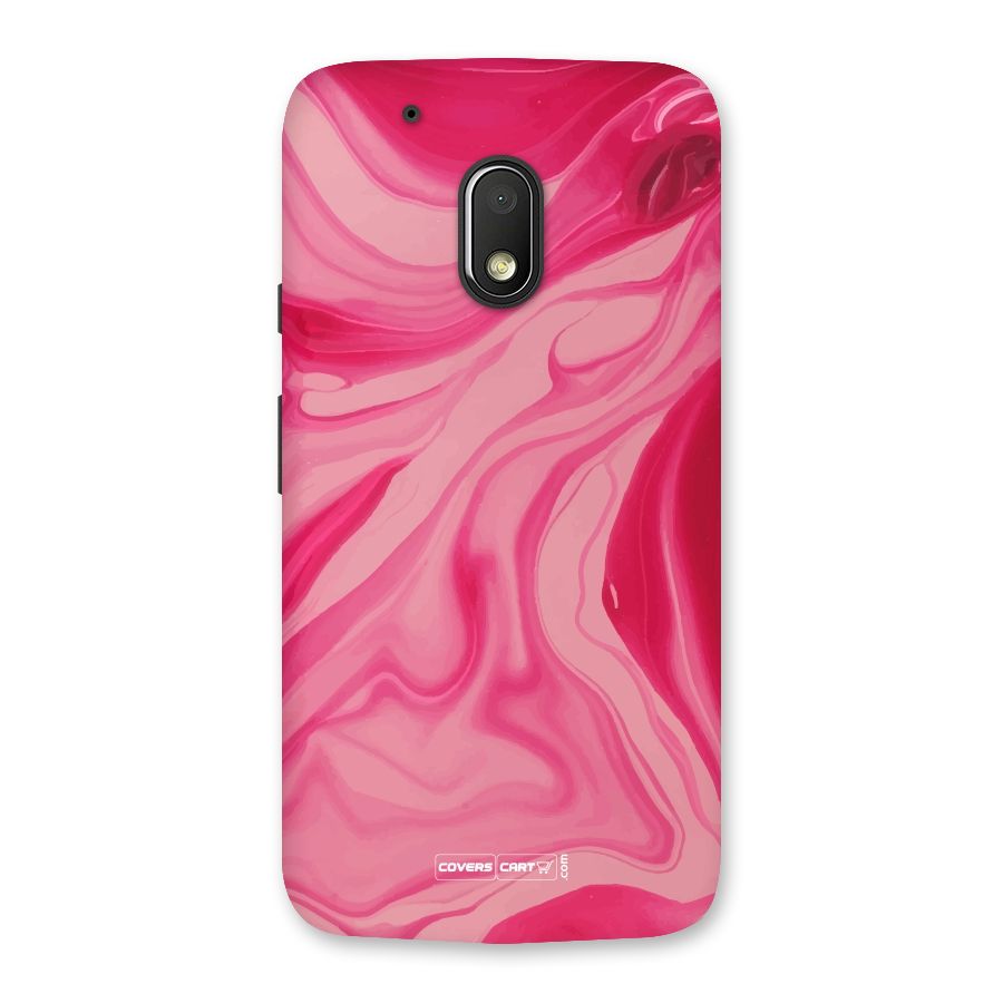 Sizzling Pink Marble Texture Back Case for Moto G4 Play