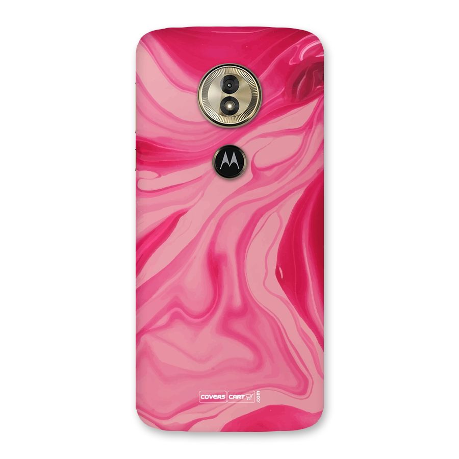 Sizzling Pink Marble Texture Back Case for Moto G6 Play