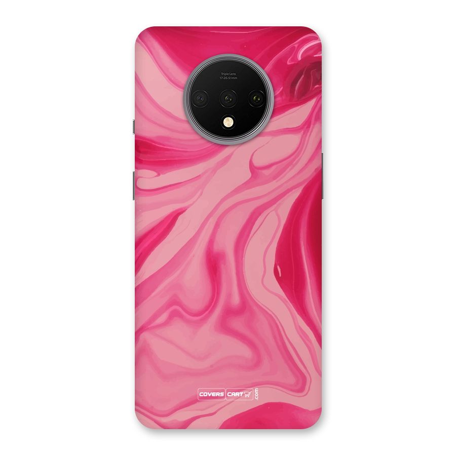 Sizzling Pink Marble Texture Back Case for OnePlus 7T