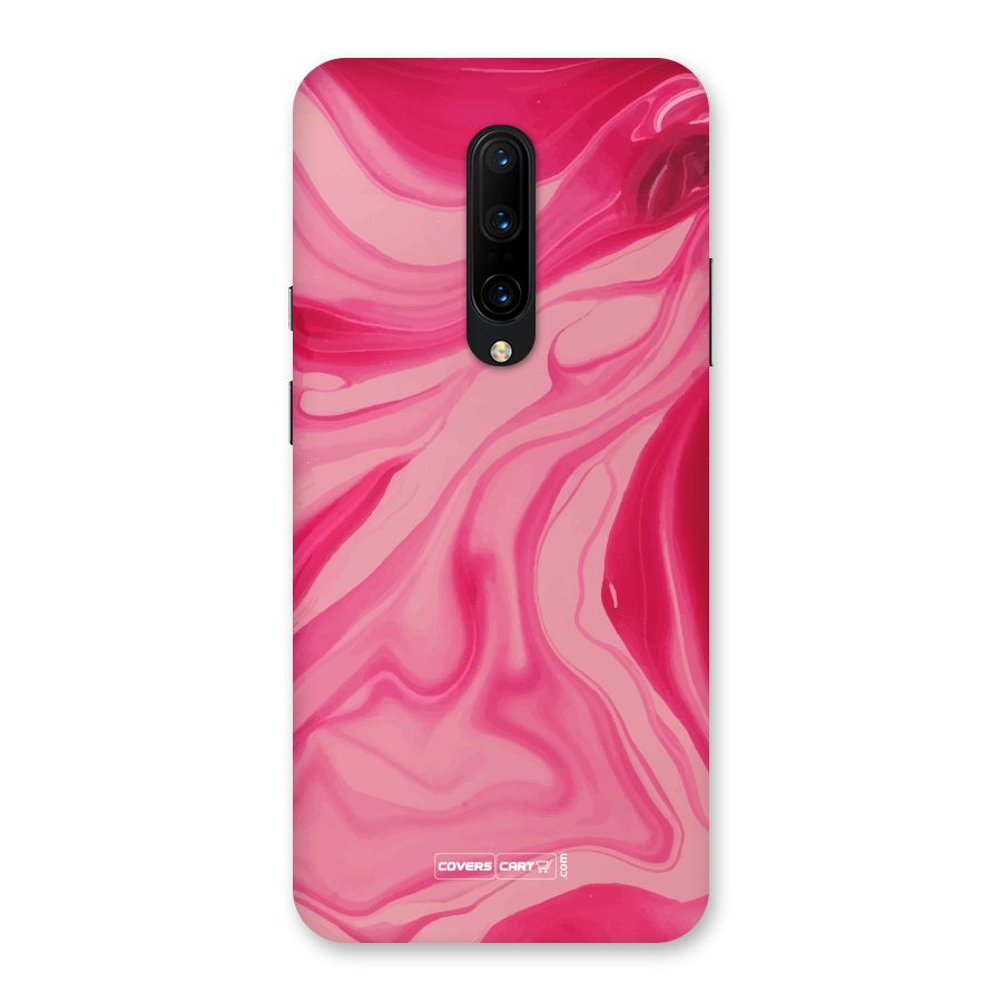 Sizzling Pink Marble Texture Back Case for OnePlus 7 Pro