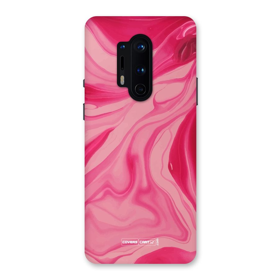 Sizzling Pink Marble Texture Back Case for OnePlus 8 Pro
