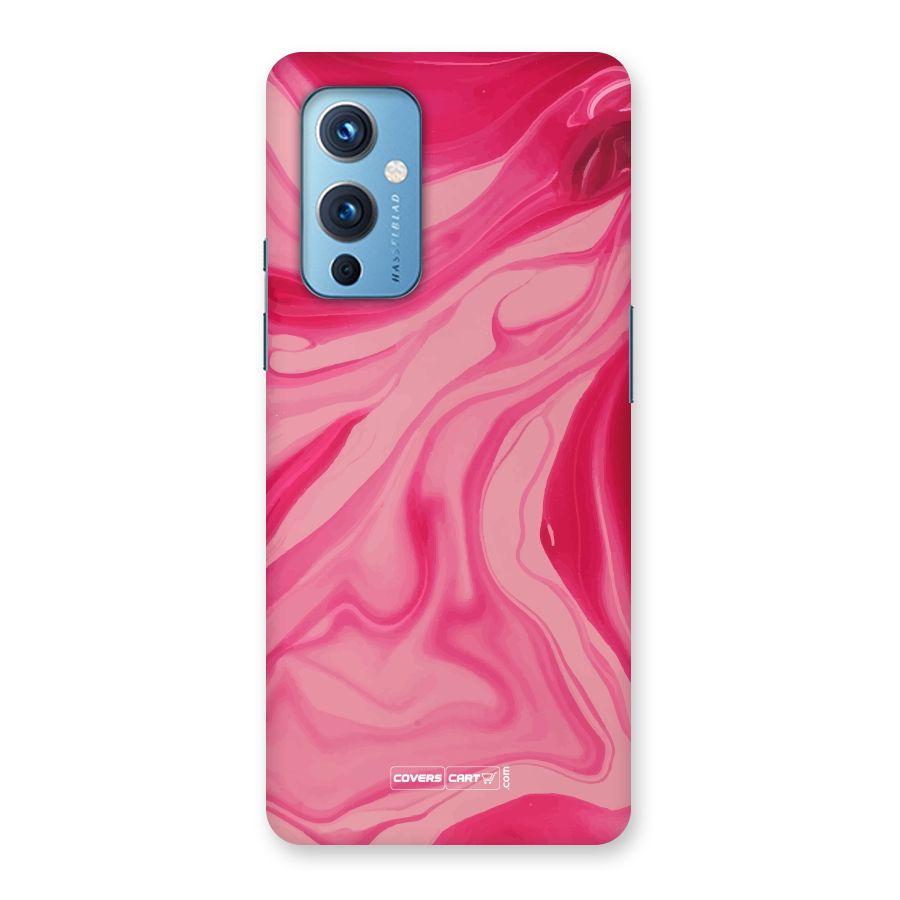 Sizzling Pink Marble Texture Back Case for OnePlus 9