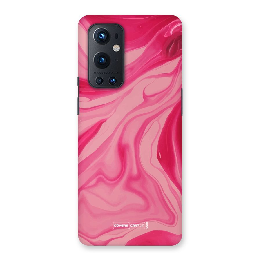 Sizzling Pink Marble Texture Back Case for OnePlus 9 Pro