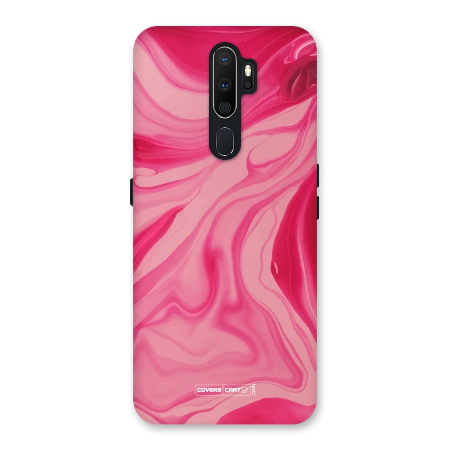 Sizzling Pink Marble Texture Back Case for Oppo A5 (2020)