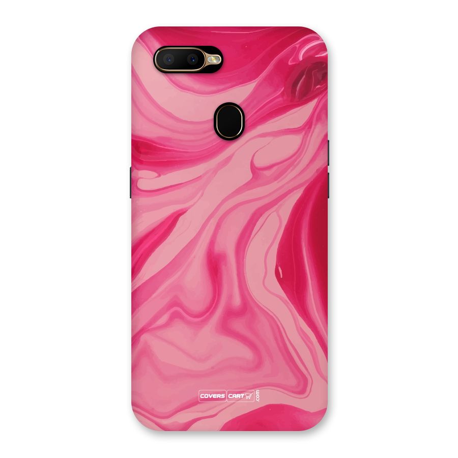 Sizzling Pink Marble Texture Back Case for Oppo A5s