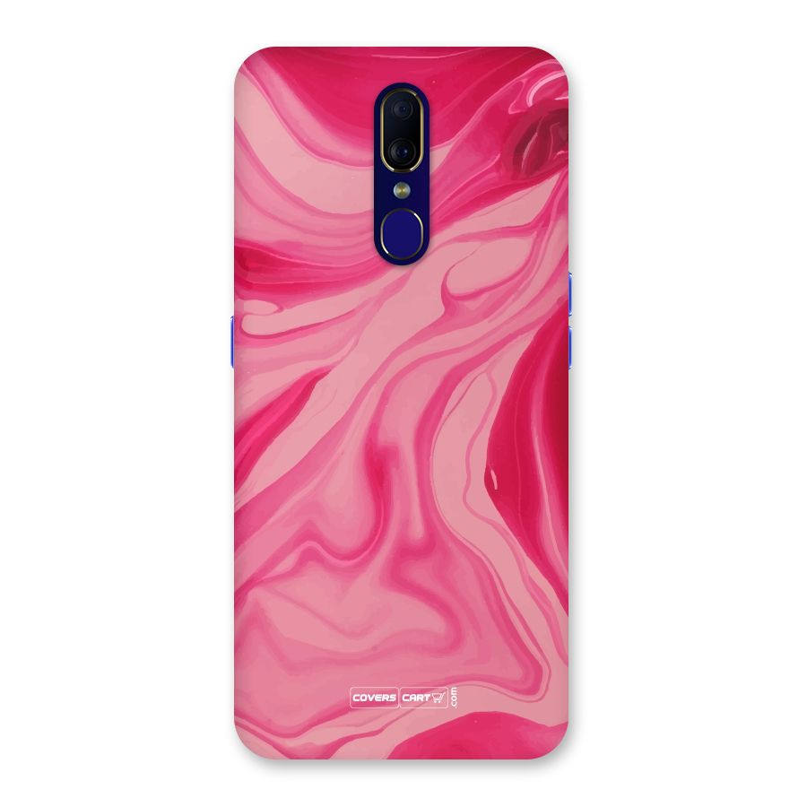 Sizzling Pink Marble Texture Back Case for Oppo A9