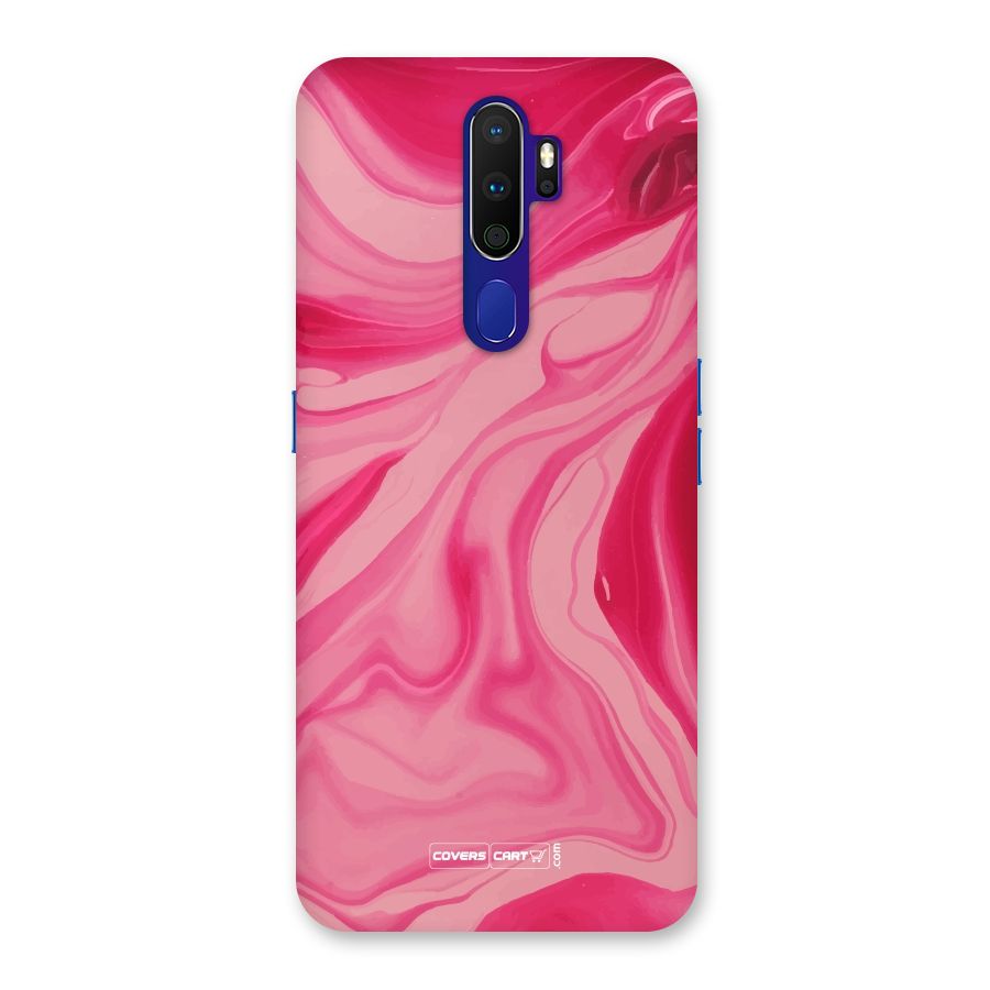 Sizzling Pink Marble Texture Back Case for Oppo A9 (2020)