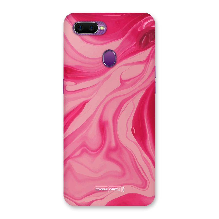 Sizzling Pink Marble Texture Back Case for Oppo F9